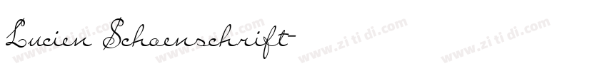 Lucien Schoenschrift字体转换